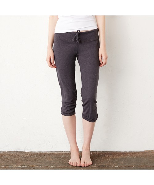 Plain Women's capri scrunch pant Bella +Canvas 155 GSM